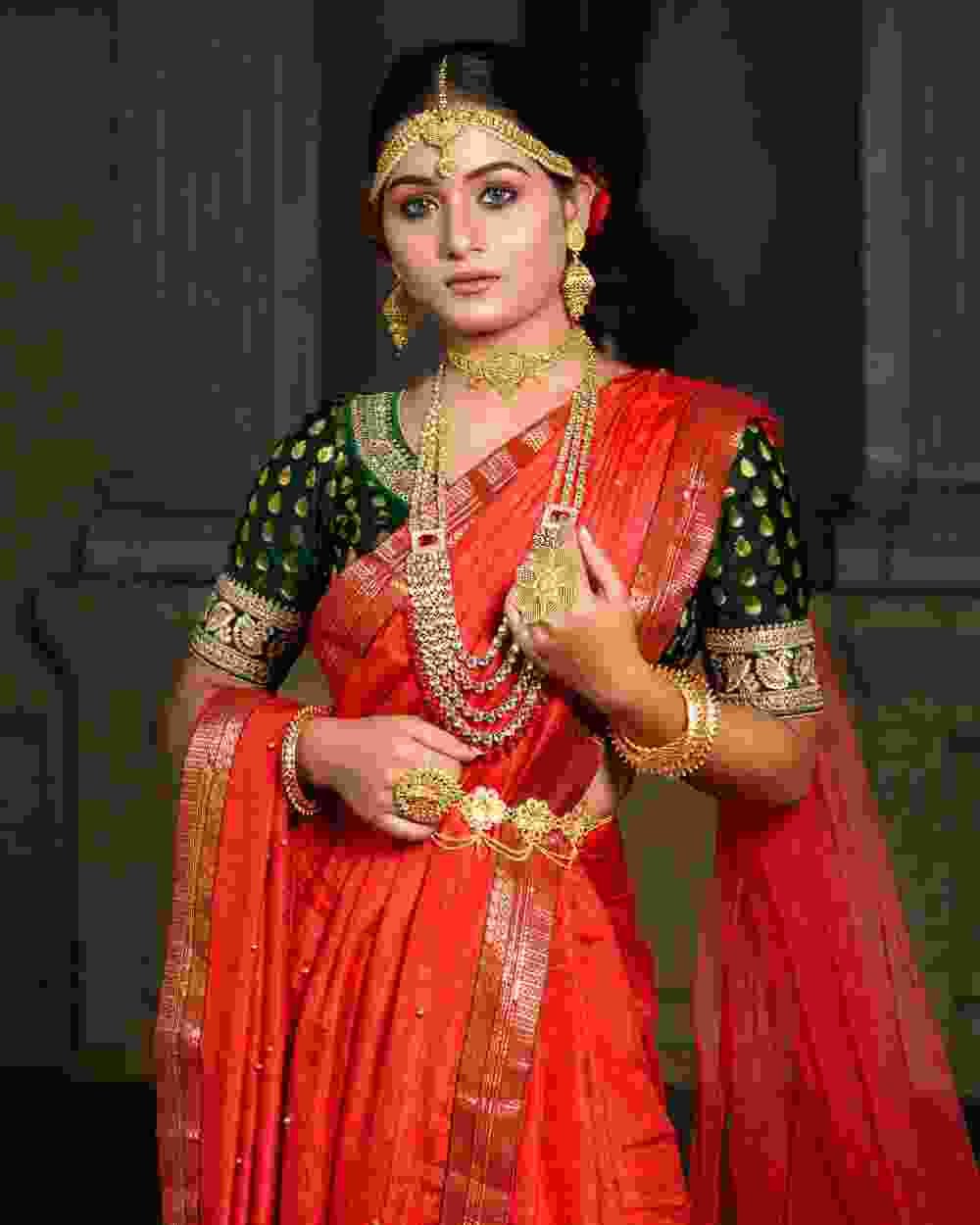 Traditional Bridal Saree